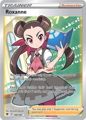 Roxanne (Full Art) card from SWSH10: Astral Radiance