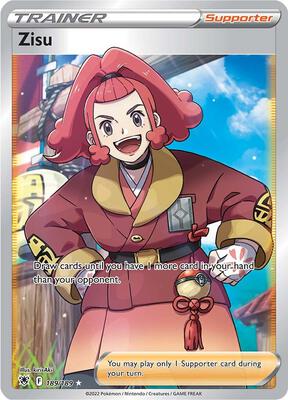 Zisu (Full Art) card from SWSH10: Astral Radiance