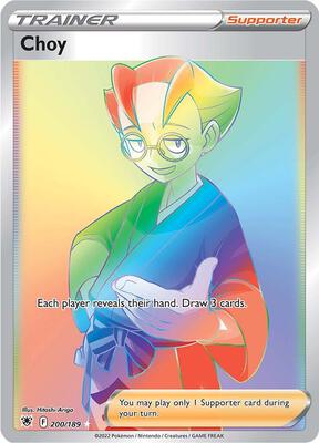 Choy (Secret) card from SWSH10: Astral Radiance
