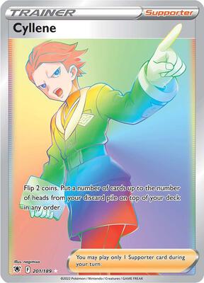 Cyllene (Secret) card from SWSH10: Astral Radiance