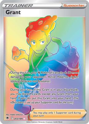 Grant (Secret) card from SWSH10: Astral Radiance