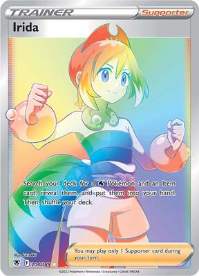 Irida (Secret) card from SWSH10: Astral Radiance