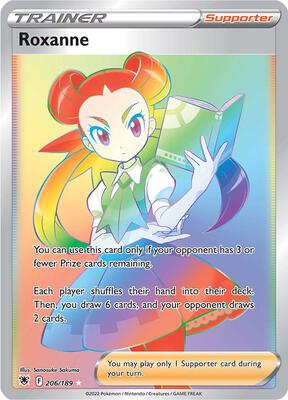 Roxanne (Secret) card from SWSH10: Astral Radiance