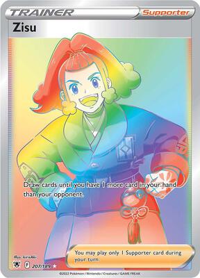 Zisu (Secret) card from SWSH10: Astral Radiance