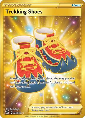Trekking Shoes (Secret) card from SWSH10: Astral Radiance