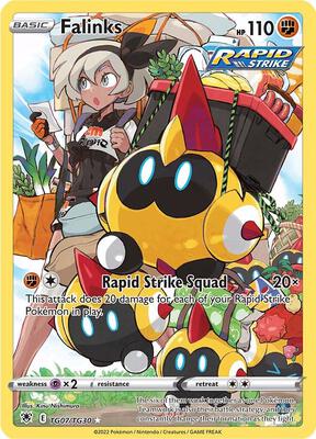 Falinks card from SWSH10: Astral Radiance Trainer Gallery