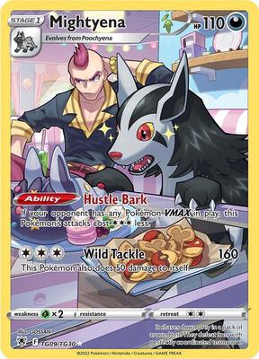 Mightyena card from SWSH10: Astral Radiance Trainer Gallery