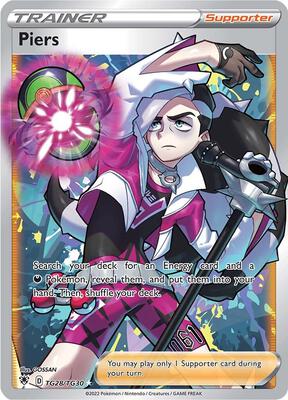 Piers card from SWSH10: Astral Radiance Trainer Gallery