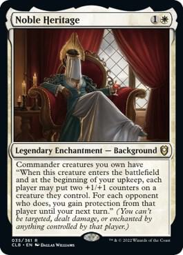 Noble Heritage card from Commander Legends: Battle for Baldur's Gate