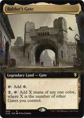 Baldur's Gate (Extended Art) card from Commander Legends: Battle for Baldur's Gate