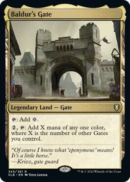 Baldur's Gate card from Commander Legends: Battle for Baldur's Gate