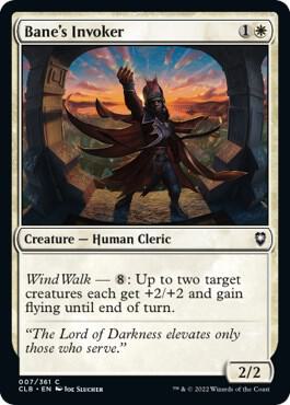 Bane's Invoker card from Commander Legends: Battle for Baldur's Gate