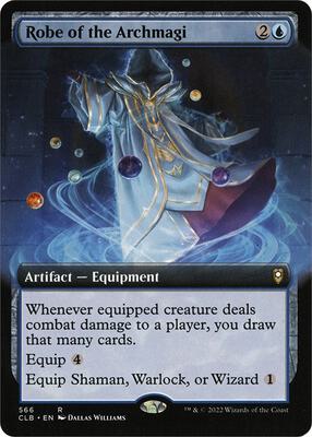 Robe of the Archmagi (Extended Art) card from Commander Legends: Battle for Baldur's Gate