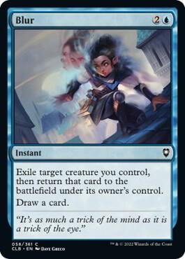 Blur card from Commander Legends: Battle for Baldur's Gate