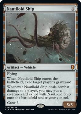 Nautiloid Ship card from Commander Legends: Battle for Baldur's Gate