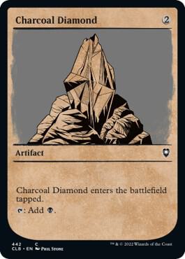 Charcoal Diamond (Showcase) card from Commander Legends: Battle for Baldur's Gate