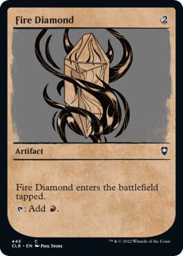 Fire Diamond (Showcase) card from Commander Legends: Battle for Baldur's Gate