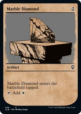 Marble Diamond (Showcase) card from Commander Legends: Battle for Baldur's Gate