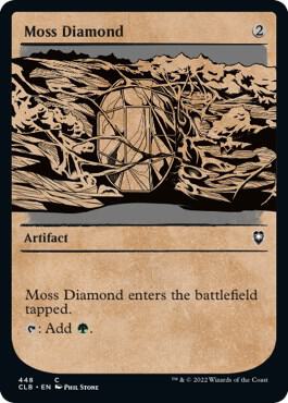 Moss Diamond (Showcase) card from Commander Legends: Battle for Baldur's Gate