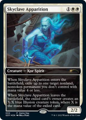 Skyclave Apparition card from Game Day & Store Championship Promos