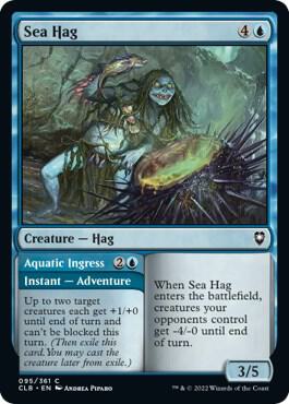 Sea Hag card from Commander Legends: Battle for Baldur's Gate