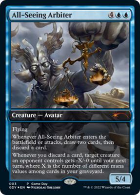 All-Seeing Arbiter card from Game Day & Store Championship Promos