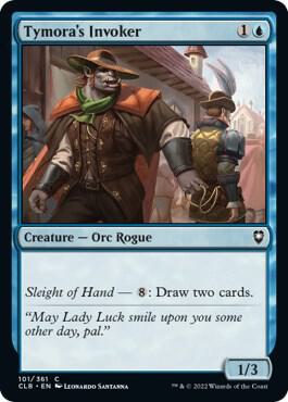 Tymora's Invoker card from Commander Legends: Battle for Baldur's Gate