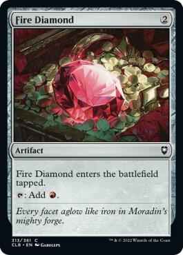 Fire Diamond card from Commander Legends: Battle for Baldur's Gate
