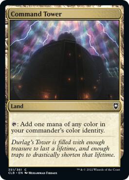 Command Tower card from Commander Legends: Battle for Baldur's Gate