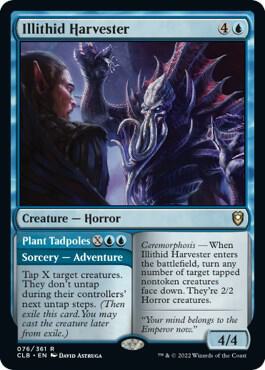Illithid Harvester card from Commander Legends: Battle for Baldur's Gate