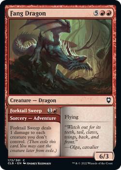 Fang Dragon card from Commander Legends: Battle for Baldur's Gate