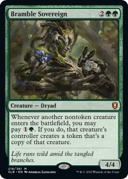 Bramble Sovereign card from Commander Legends: Battle for Baldur's Gate