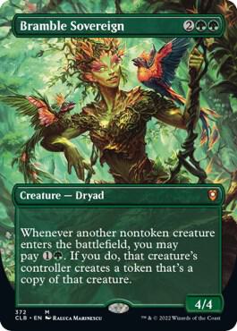 Bramble Sovereign (Borderless) card from Commander Legends: Battle for Baldur's Gate