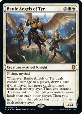 Battle Angels of Tyr card from Commander Legends: Battle for Baldur's Gate