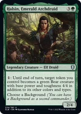 Halsin, Emerald Archdruid card from Commander Legends: Battle for Baldur's Gate