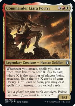 Commander Liara Portyr card from Commander Legends: Battle for Baldur's Gate