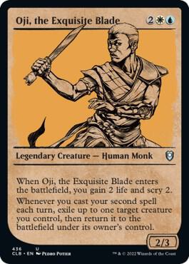 Oji, the Exquisite Blade (Showcase) card from Commander Legends: Battle for Baldur's Gate