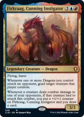 Firkraag, Cunning Instigator card from Commander Legends: Battle for Baldur's Gate