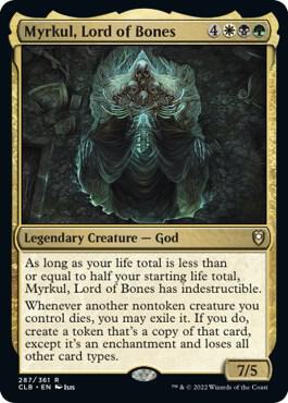 Myrkul, Lord of Bones card from Commander Legends: Battle for Baldur's Gate