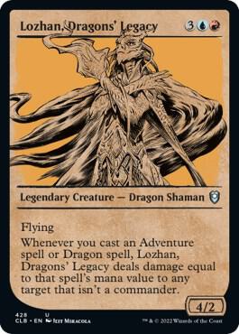 Lozhan, Dragons' Legacy (Showcase) card from Commander Legends: Battle for Baldur's Gate