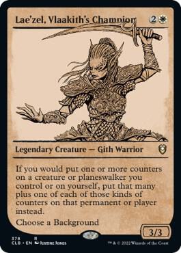 Lae'zel, Vlaakith's Champion (Showcase) card from Commander Legends: Battle for Baldur's Gate