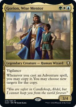Gorion, Wise Mentor card from Commander Legends: Battle for Baldur's Gate