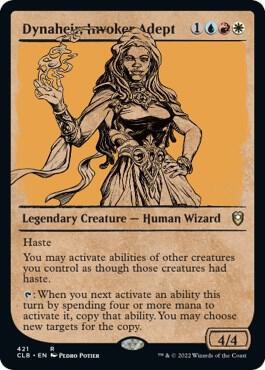 Dynaheir, Invoker Adept (Showcase) card from Commander Legends: Battle for Baldur's Gate