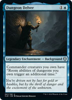 Dungeon Delver card from Commander Legends: Battle for Baldur's Gate