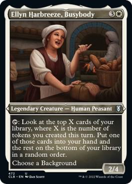 Ellyn Harbreeze, Busybody (Foil Etched) card from Commander Legends: Battle for Baldur's Gate