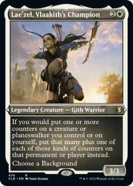 Lae'zel, Vlaakith's Champion (Foil Etched) card from Commander Legends: Battle for Baldur's Gate
