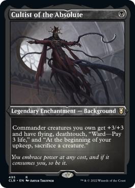 Cultist of the Absolute (Foil Etched) card from Commander Legends: Battle for Baldur's Gate