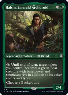 Halsin, Emerald Archdruid (Foil Etched) card from Commander Legends: Battle for Baldur's Gate