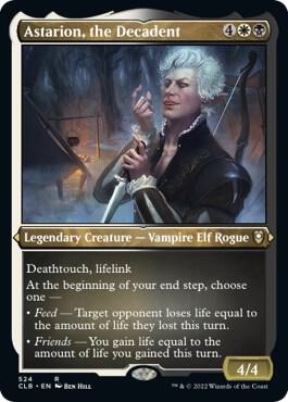 Astarion, the Decadent (Foil Etched) card from Commander Legends: Battle for Baldur's Gate