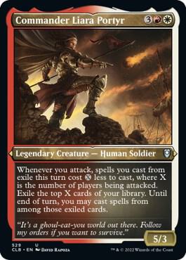 Commander Liara Portyr (Foil Etched) card from Commander Legends: Battle for Baldur's Gate